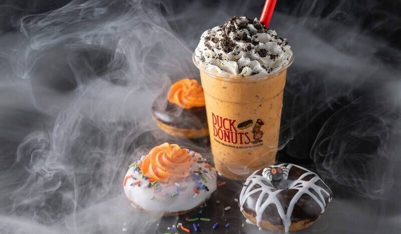 Festive Halloween-Themed Donuts