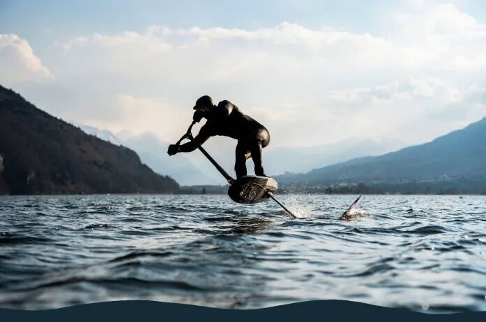 Scooter-Style Pump Foil Boards