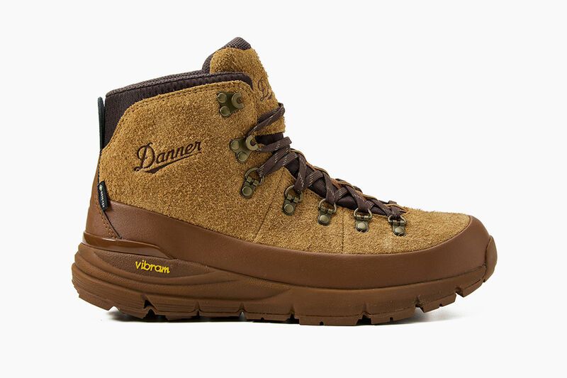 Collaboration Gold-Colored Hiking Boots