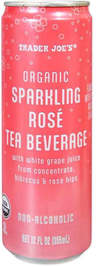 Sparkling Rosé Tea Beverages