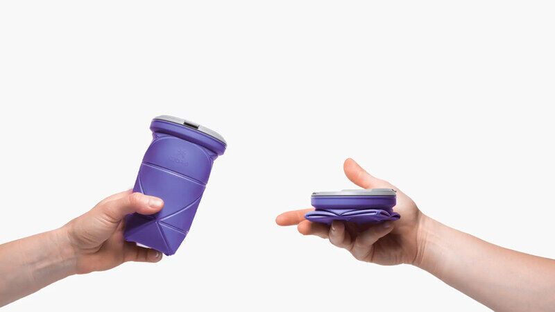 Collapsible Folding Carrier Cups