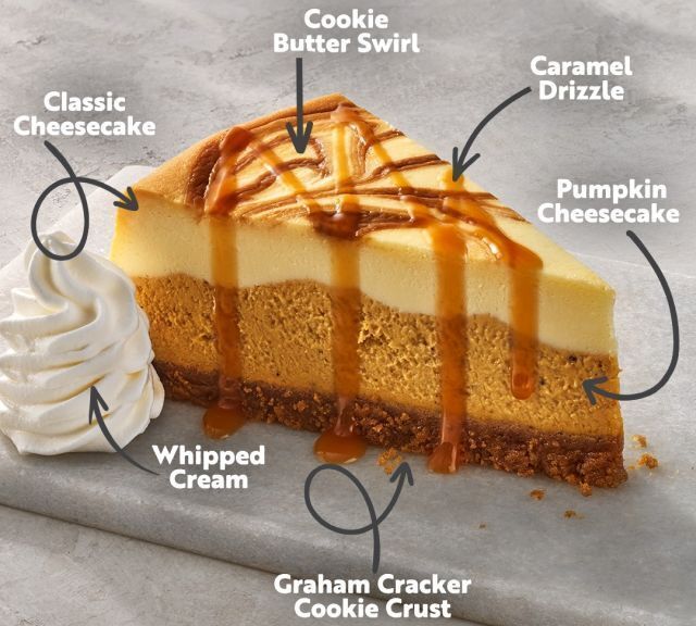 Autumnal Restaurant Chain Cheesecakes