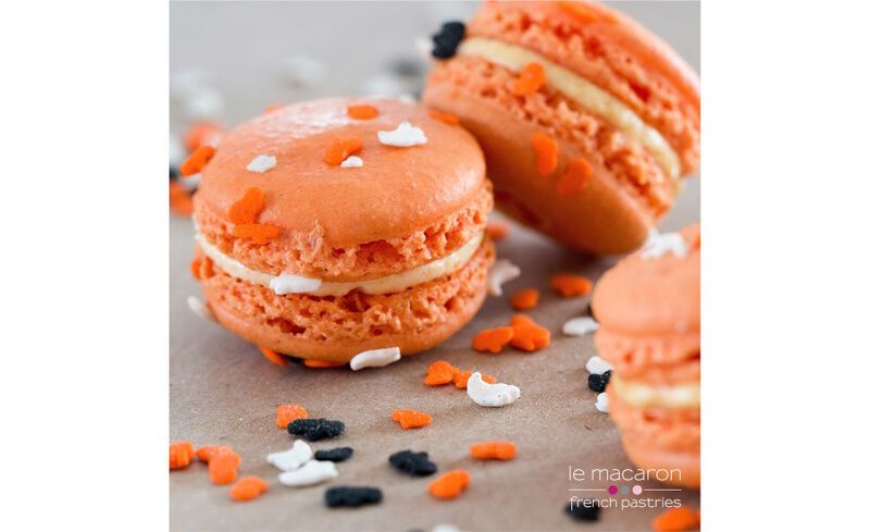 Seasonal Pumpkin-Flavored Macarons