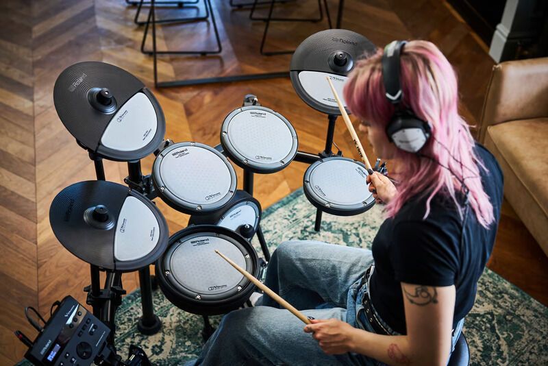 Noise-Reducing Digital Drum Sets