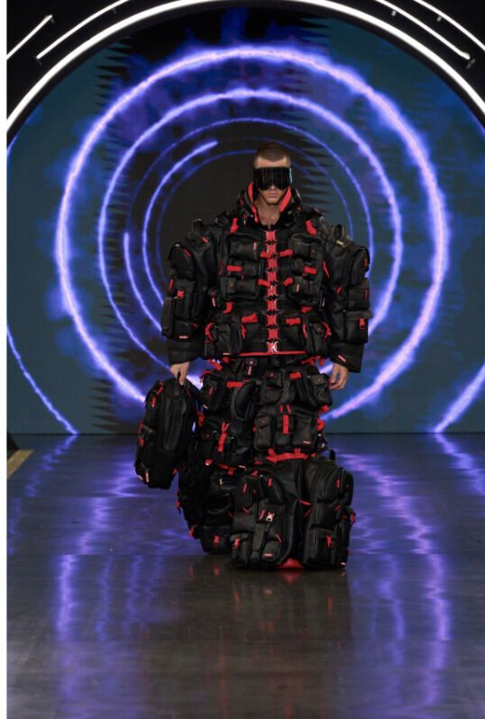 Edgy Backpack-Centric Fashion Shows