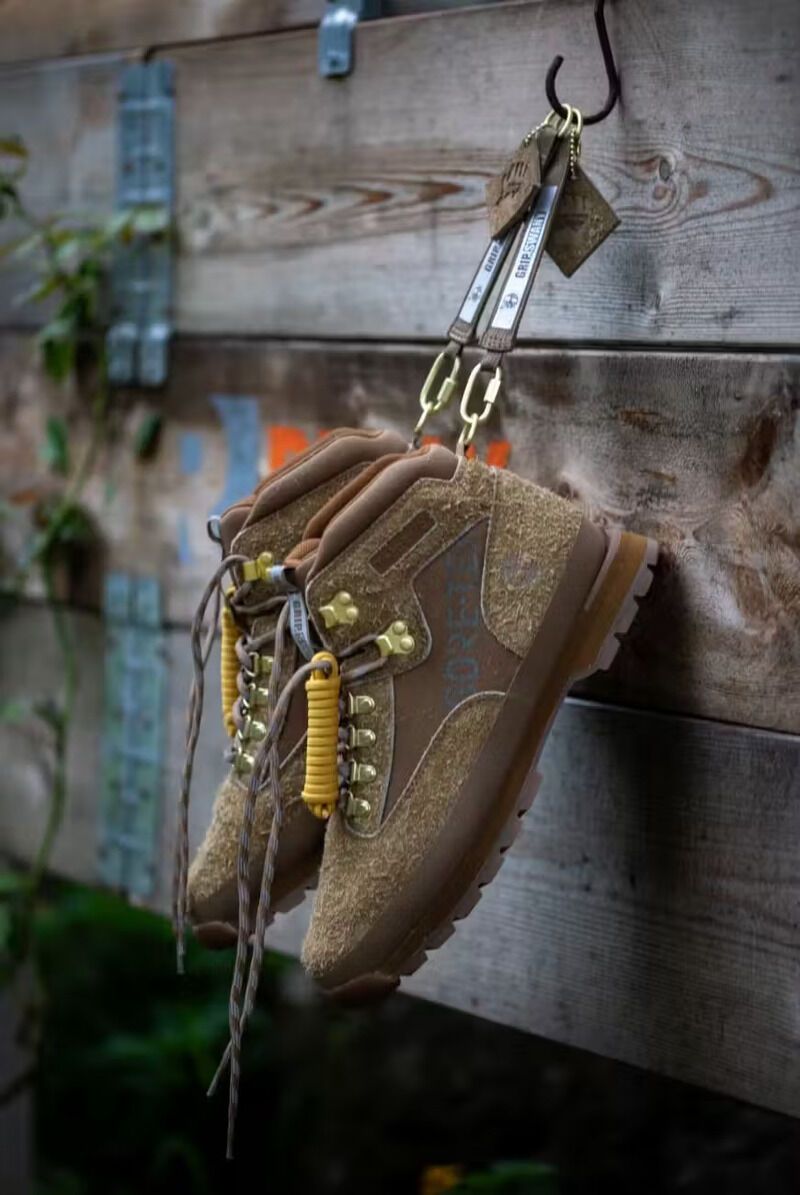 Carabiner-Equipped Hiking Boots