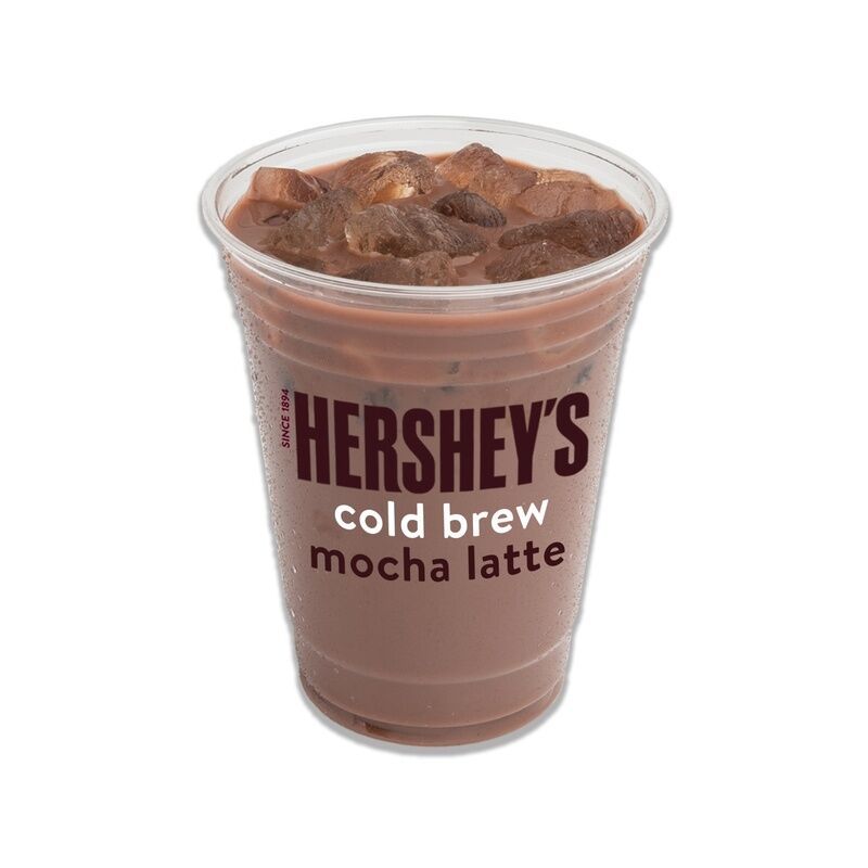 Branded Cocoa Coffee Drinks : HERSHEY’S Cold Brew Mocha Latte