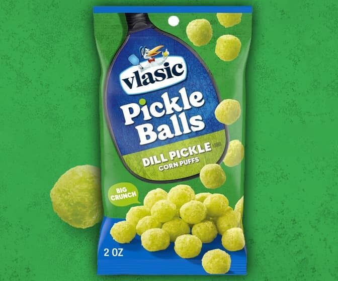 Branded Pickle Puff Snacks