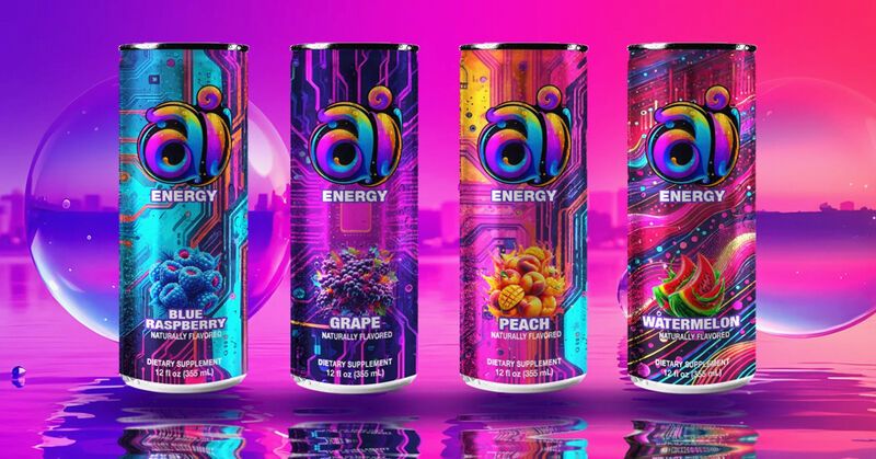 AI-Inspired Energy Drinks