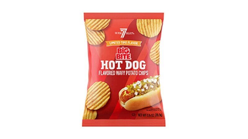 Hot Dog-Flavored Snack Chips