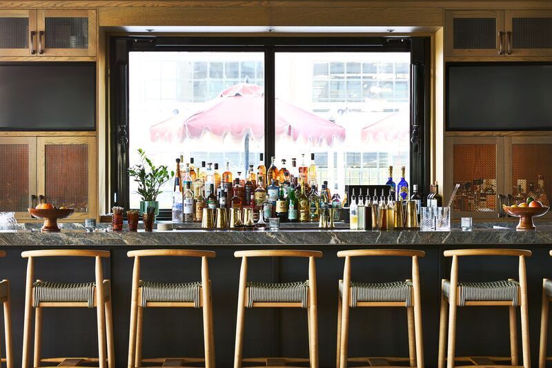 Expansive Contemporary Bars