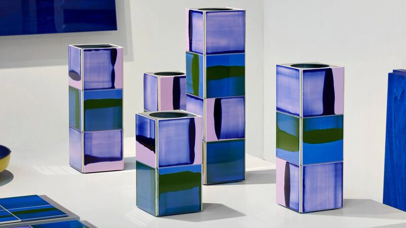 Tile-Clad Colorful Blocky Furniture