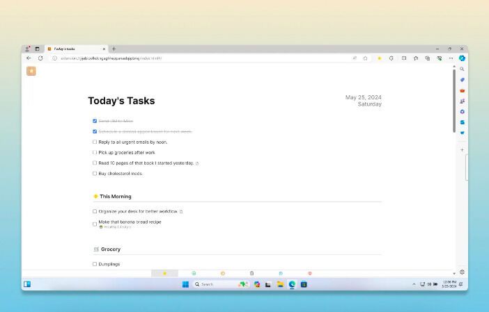 Browser Task Management Tools