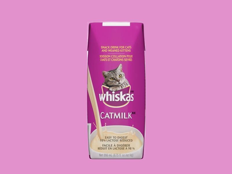 Lactose-Reduced Cat Milk