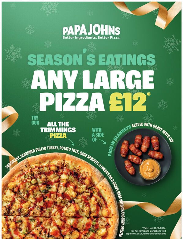 Festive Pizza Menu Additions