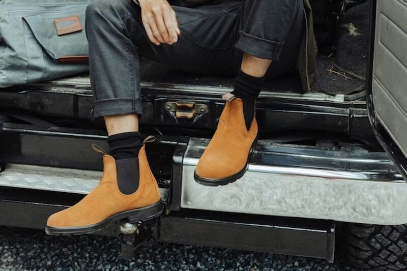 Winterized Suede Chelsea Boots