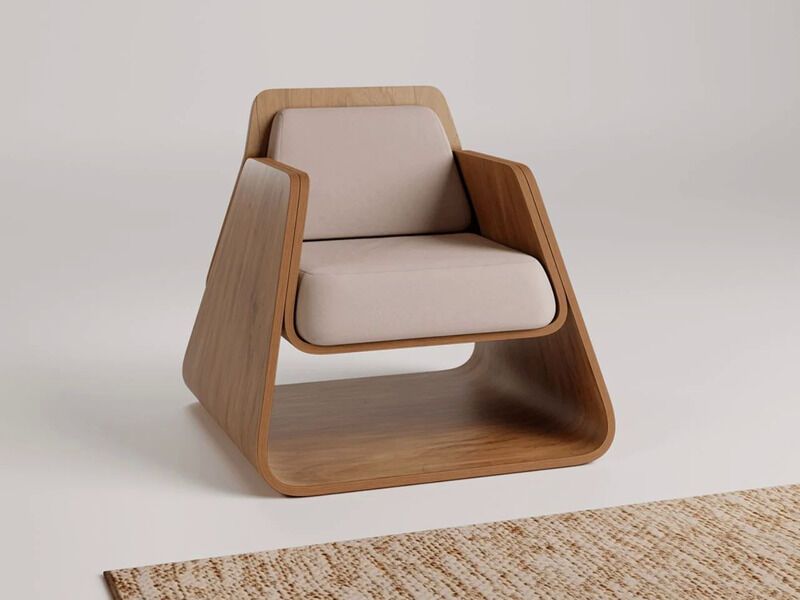 Simplistically Elegant Structural Chairs