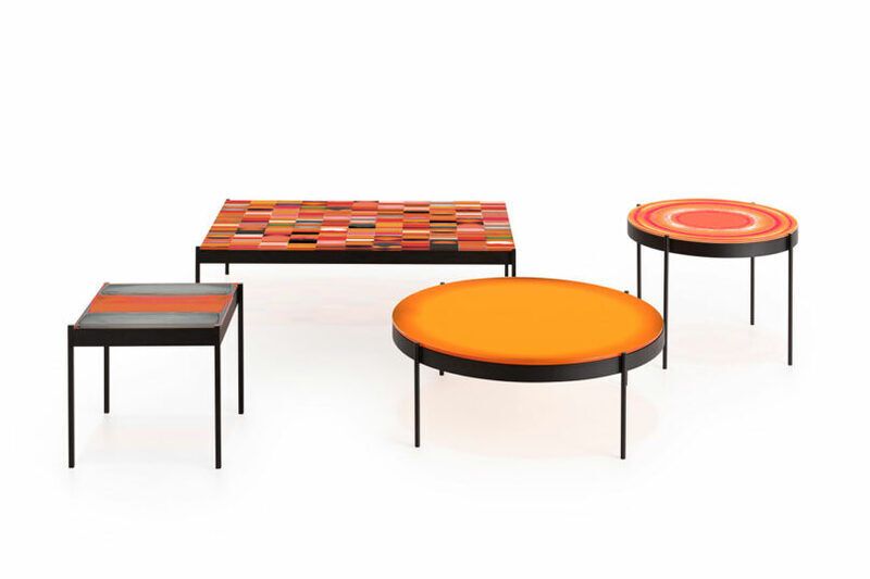 Sunset-Inspired Printed Glass Furniture