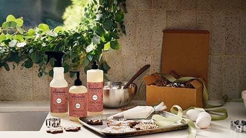 Gingerbread-Scented Cleaning Products