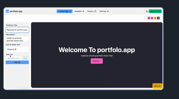 Formatted Portfolio Builders