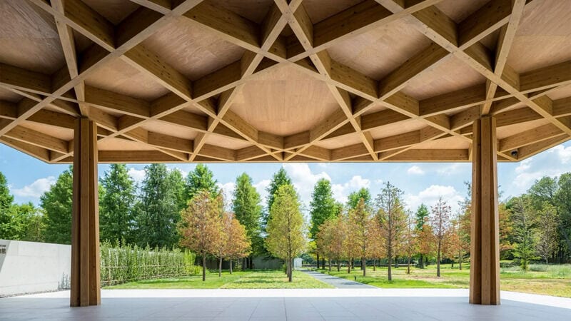 Wooden Roof Japanese Museums