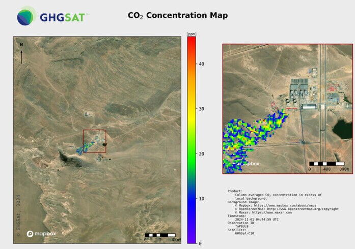 Satellite-Captured Carbon Dioxide Images Main Gallery Image