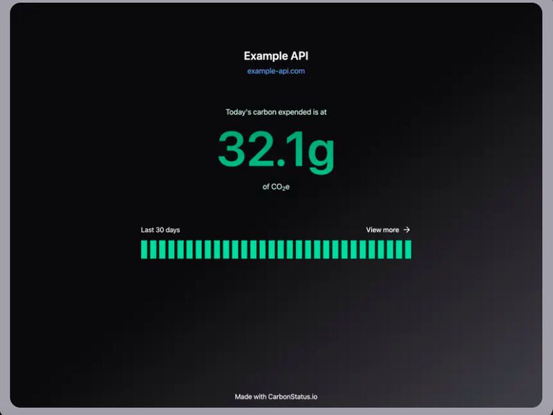 Trackable Web Emissions