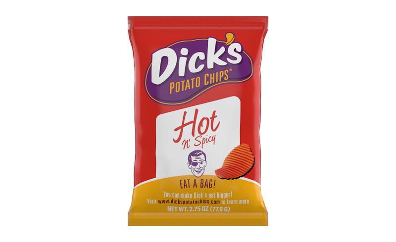 Spicy Tongue-in-Cheek Snack Chips