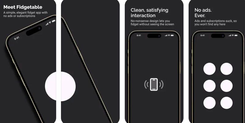 Minimalist Fidgeting Apps