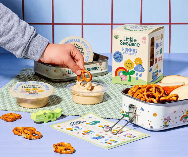 Kid-Friendly Hummus Cups