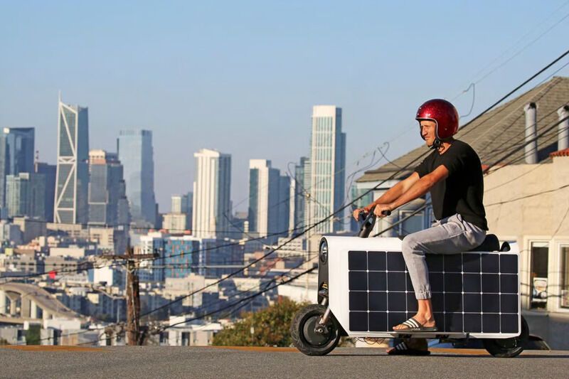 Solar Panel-Covered Scooters