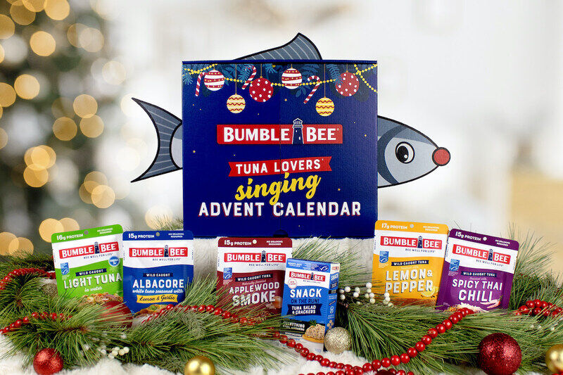 Singing Seafood Advent Calendars : Tuna Lovers’ Singing Advent Calendar