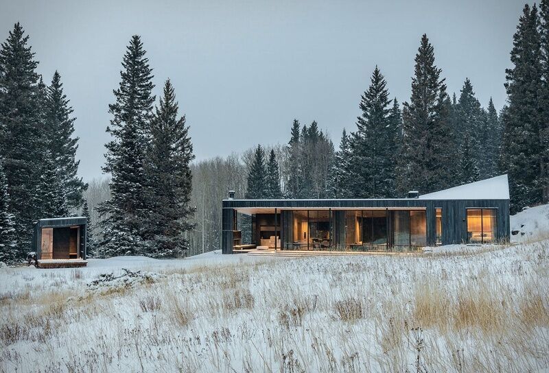 Copper-Clad Mountain Range Cabins