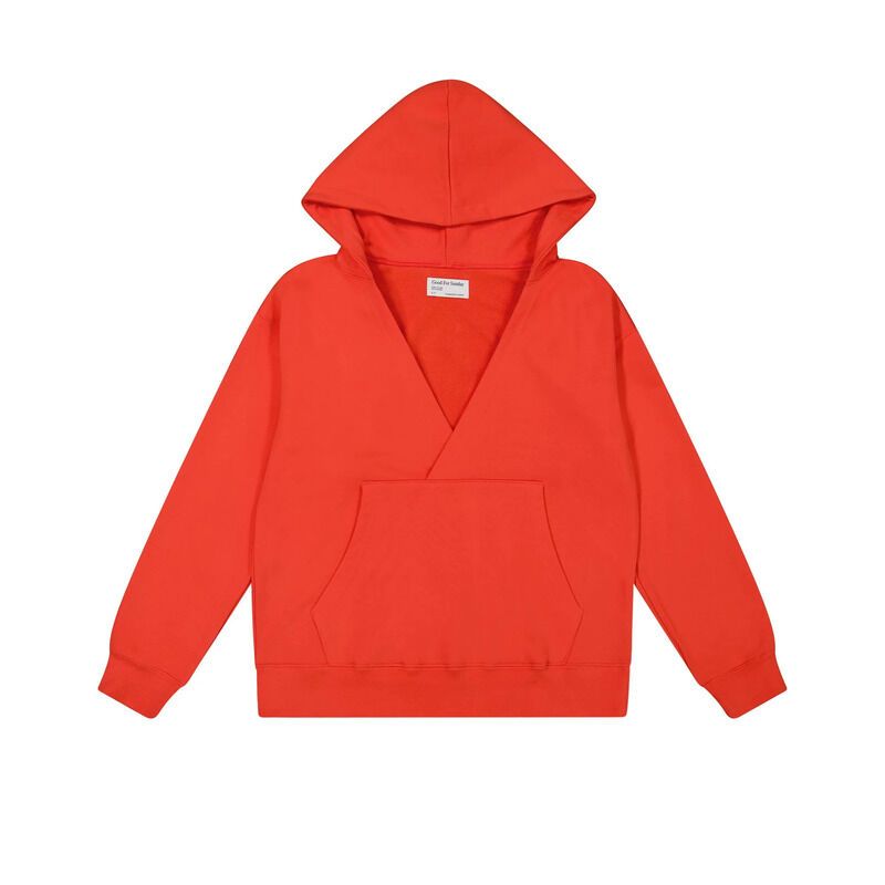 Understated V-Neck Hoodies