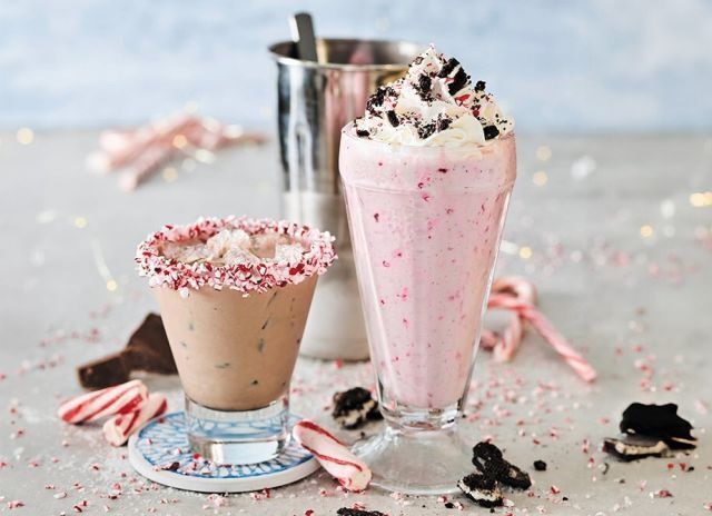 Crunchy Seasonal Cookie Milkshakes