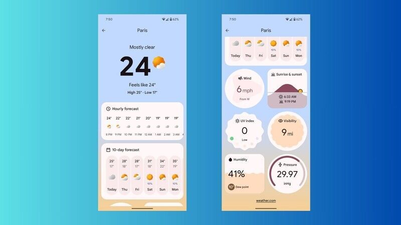 Detailed Weather App Features