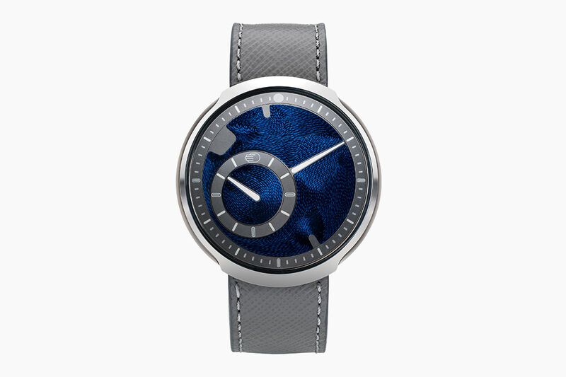 Indigo-Dyed Silk Dial Timepieces