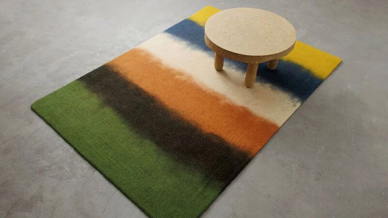 Reversible Colorful Felt Rugs