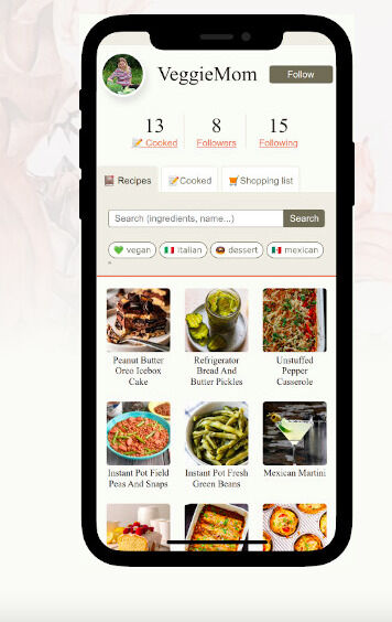 Interactive Recipe Organizers