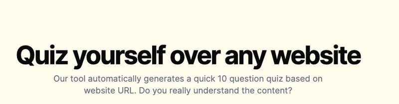 AI Comprehension Testers