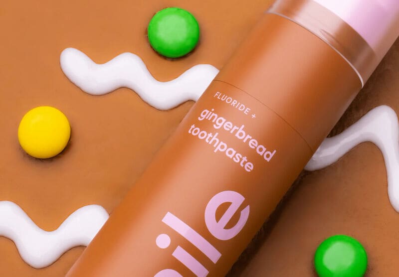 Festive Gingerbread Toothpastes