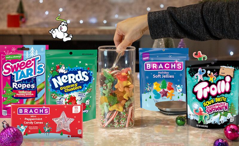 Festive Candy Salad Kits