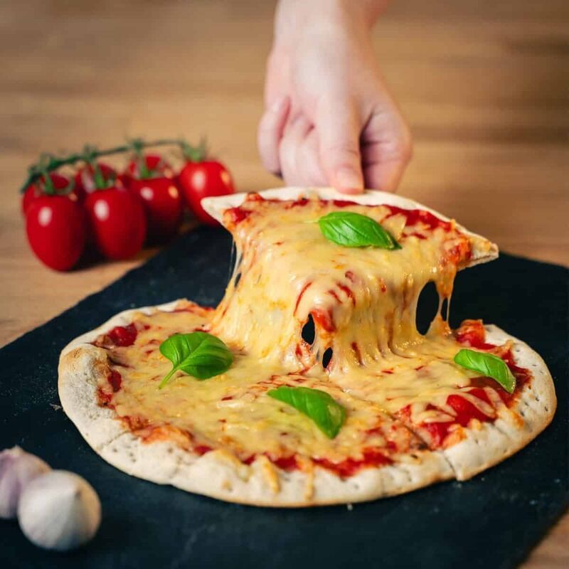 Stretching Plant-Based Pizza Cheeses