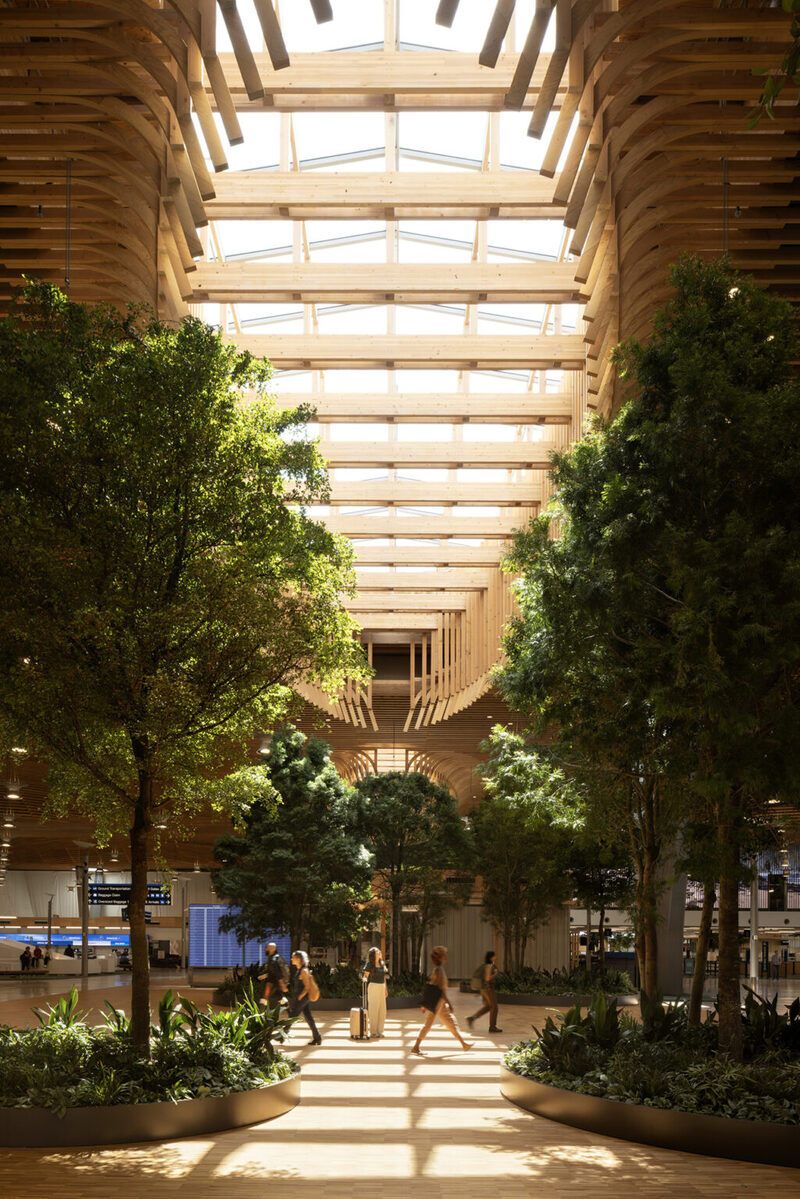 Expansive Airport Roof Canopies