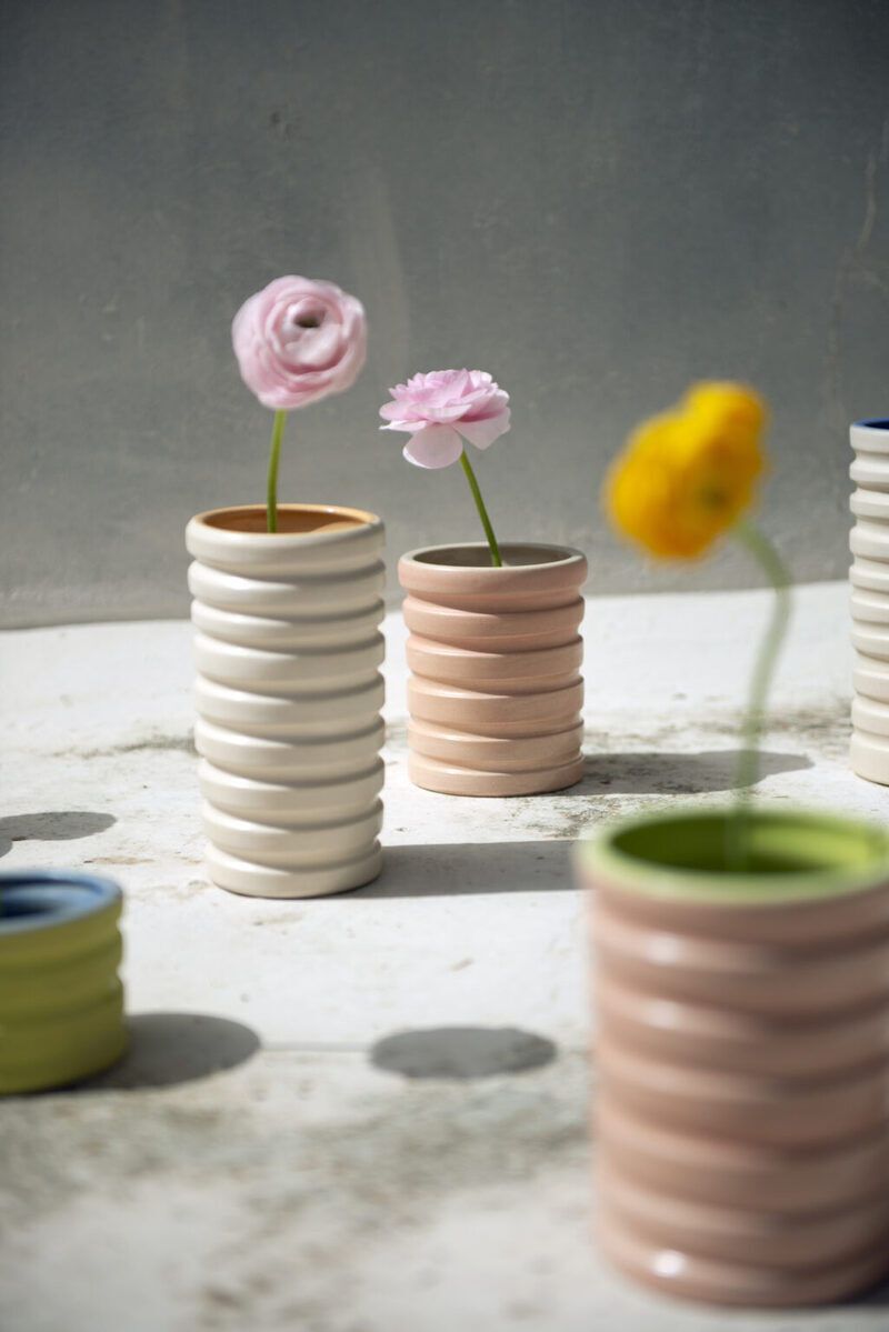 Spring-Inspired Colorful Vessels