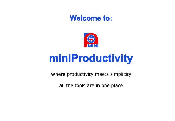 Minimalist Productivity Tools