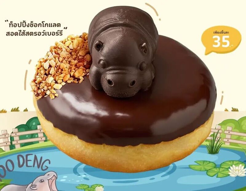 Viral Hippo-Inspired Donuts