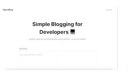 Simple Blogging Platforms