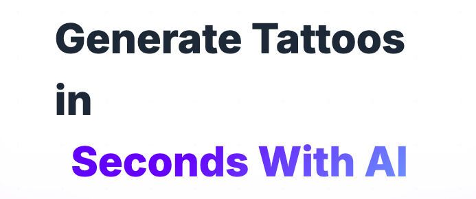 AI Tattoo Generators