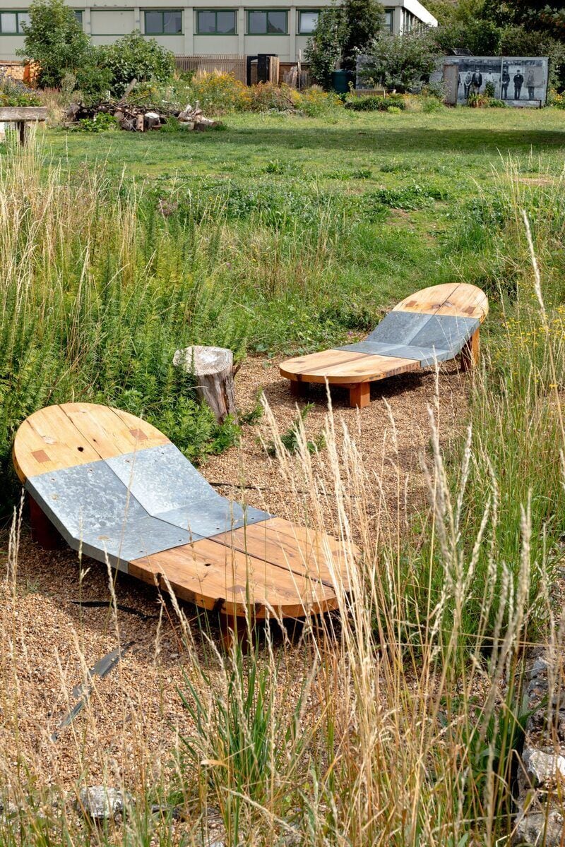 Salvaged Material Outdoor Furniture